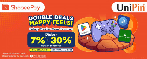 DISKON DOBEL HADIR LAGI! Dapatkan Diskon 3% + Discount hingga Rp15RB Pakai ShopeePay